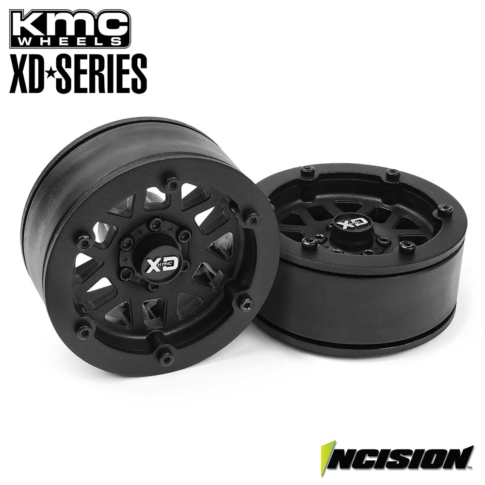 thumbnail image 2 of Axial 1/24 KMC Machete 1.0 Wheels - 7mm Hex 4-Pack For RC Cars AXI31615 2 of 12