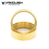 2.2 Brass Wheel Clamp Rings (Pair)
