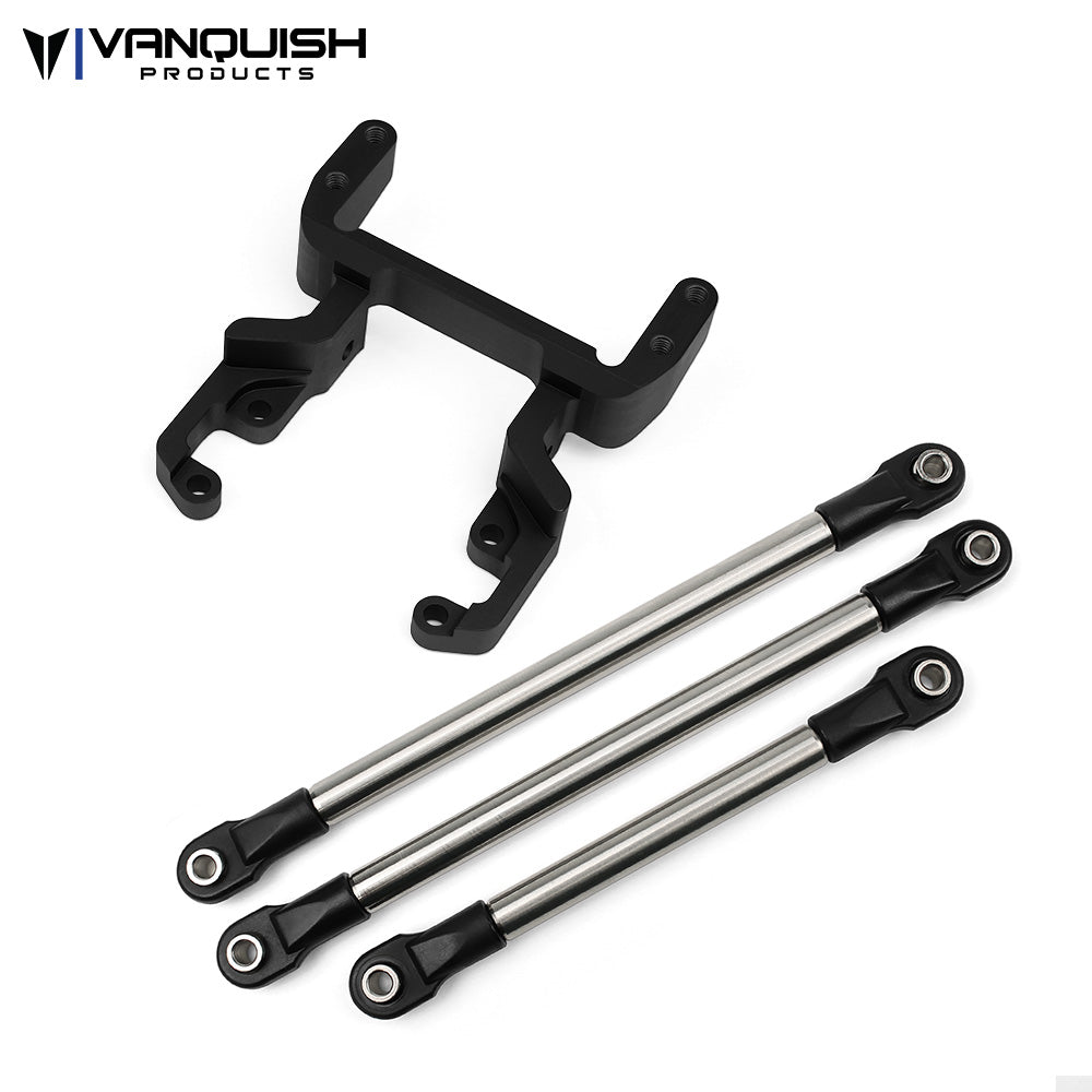 SCX10-II Currie F9 Servo Mount Kit Black
