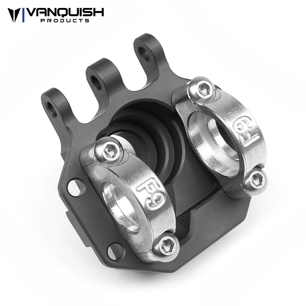 Currie F9 SCX10-II Front Axle Black Anodized – image 2