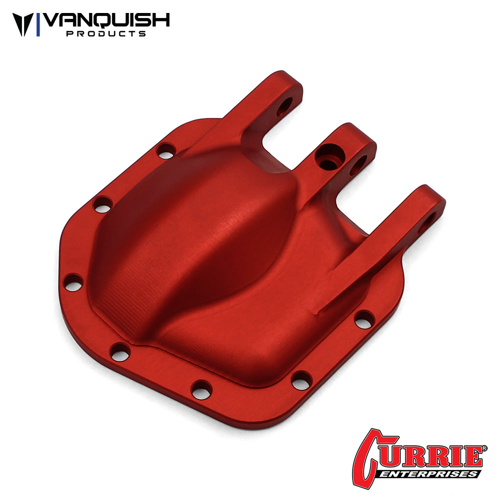 Currie RockJock SCX10-II Diff Cover Red Anodized – image 1