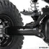 Currie SCX10 Rear Tubes Grey Anodized