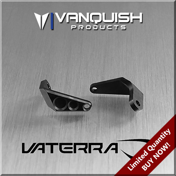 Vaterra Twin Hammer Front Bumper LED Mount Black Anodized – image 1