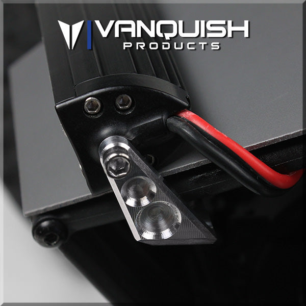 Vaterra Twin Hammer Front Bumper LED Mount Black Anodized – image 2