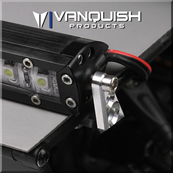 Vaterra Twin Hammer Front Bumper LED Mount Black Anodized – image 4