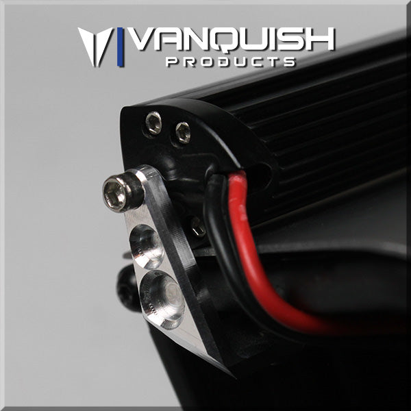 Vaterra Twin Hammer Front Bumper LED Mount Black Anodized – image 3