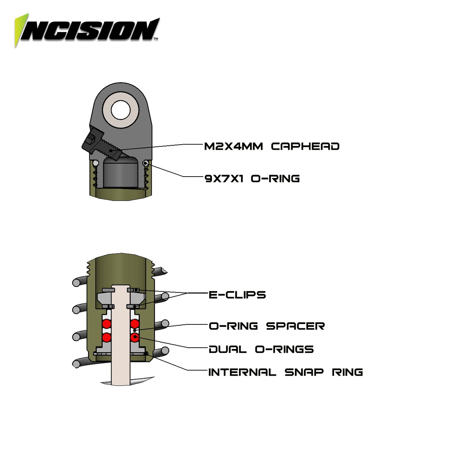 S8E Shock Rebuild Kit – image 2