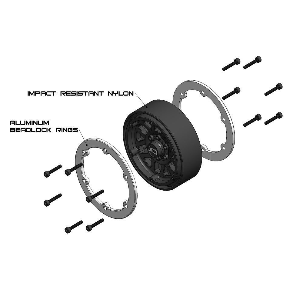 Incision 1.9 KMC XD229 Machete Molded Beadlock – image 4
