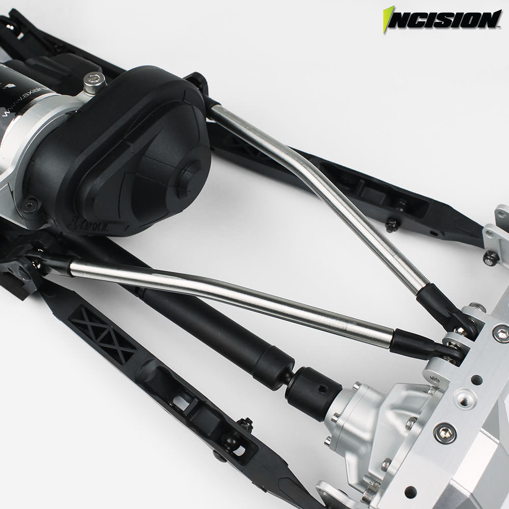 Incision Yeti 1/4 Stainless Steel Rear Upper Suspension Link Kit – image 3