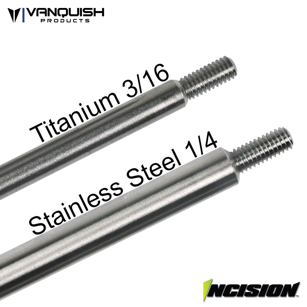 Incision SCX10-III Straight Axle Links for VS4-10 – Vanquish Products