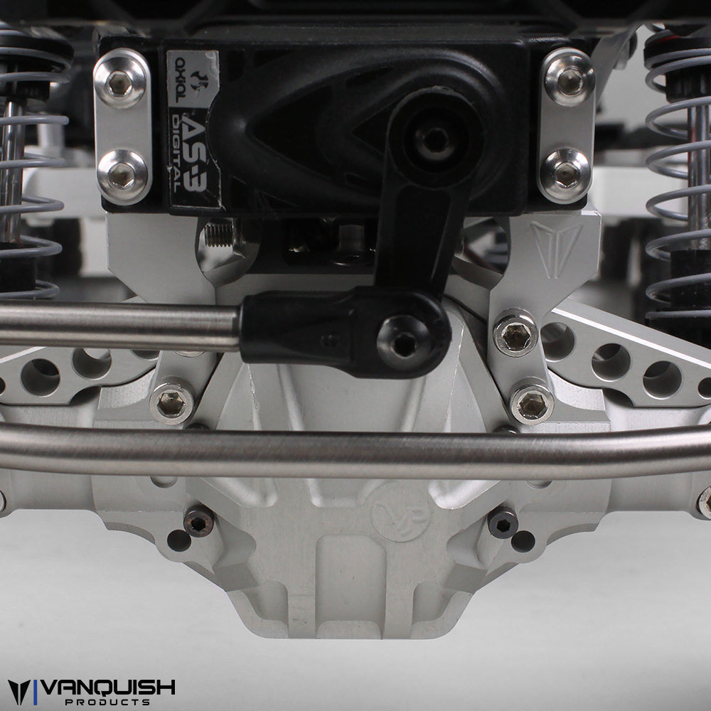 SCX10 Axle Servo Mount Clear Anodized