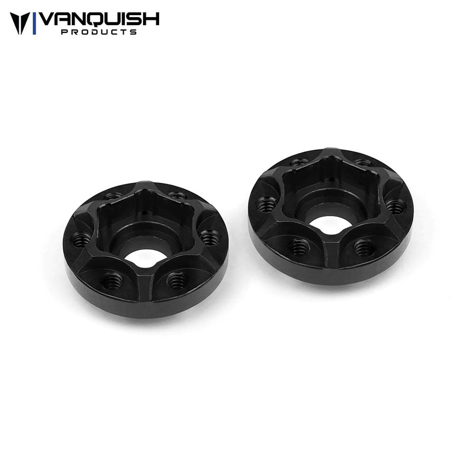 Vanquish Products XD Series Center Hubs - Black Anodized Aluminum For RC Wheels