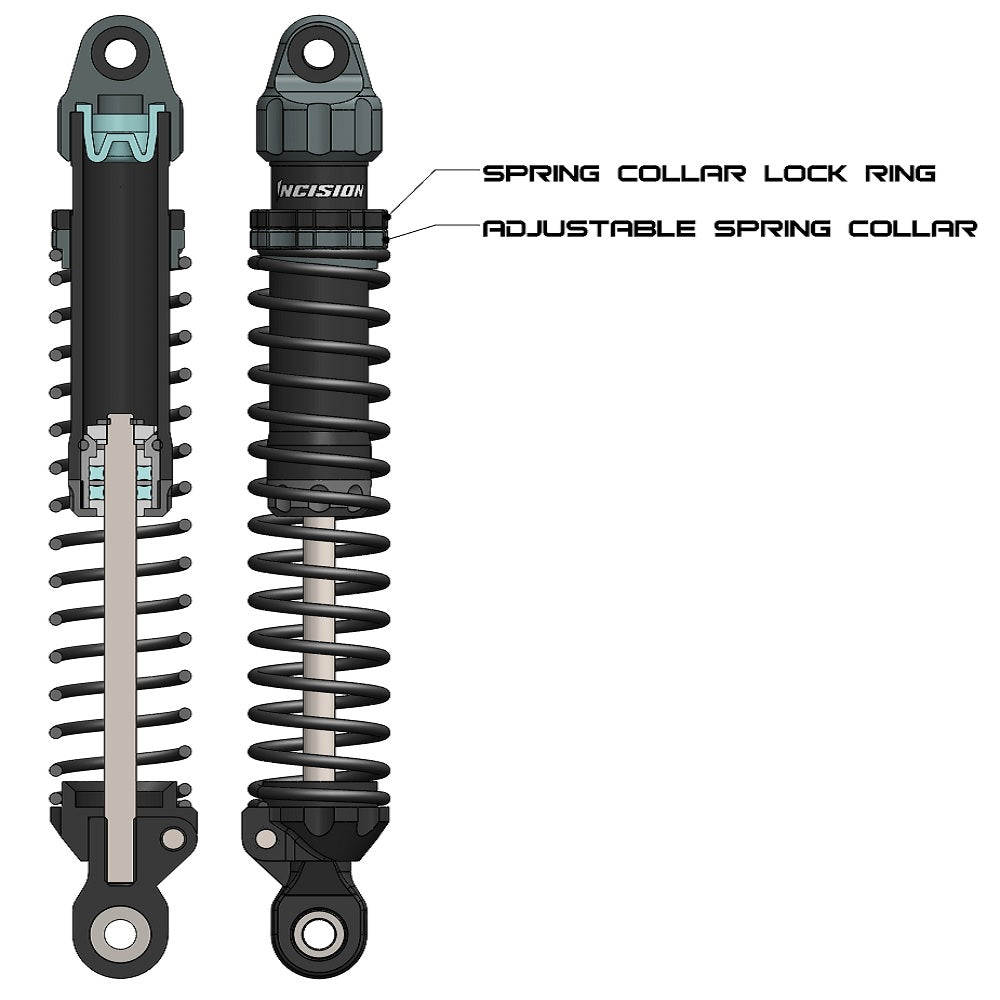 Incision 90mm Scale Shocks