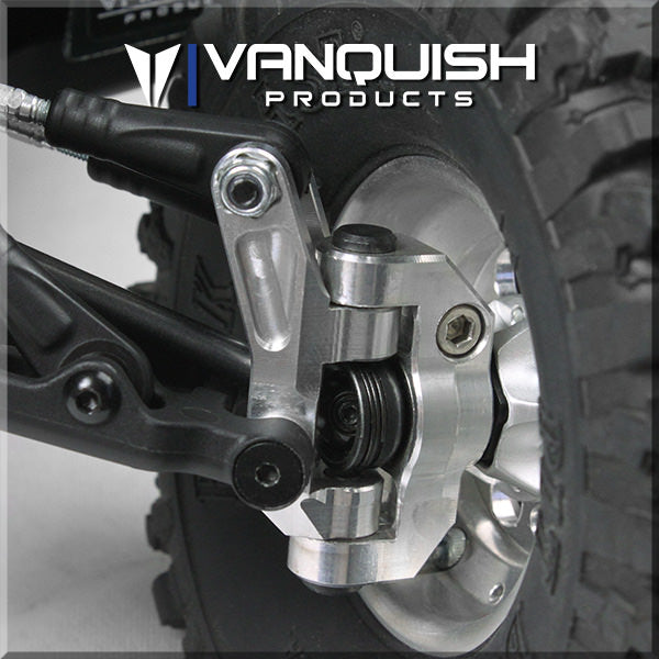 Vaterra Twin Hammers Front 15 Degree Caster Block Set Black Anodized – image 2