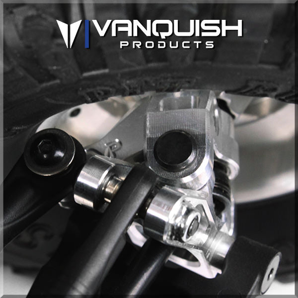 Vaterra Twin Hammers Front 15 Degree Caster Block Set Black Anodized – image 4