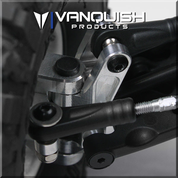 Vaterra Twin Hammers Front 15 Degree Caster Block Set Black Anodized – image 5