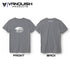 Vanquish Bear Badge - T-shirt - Grey