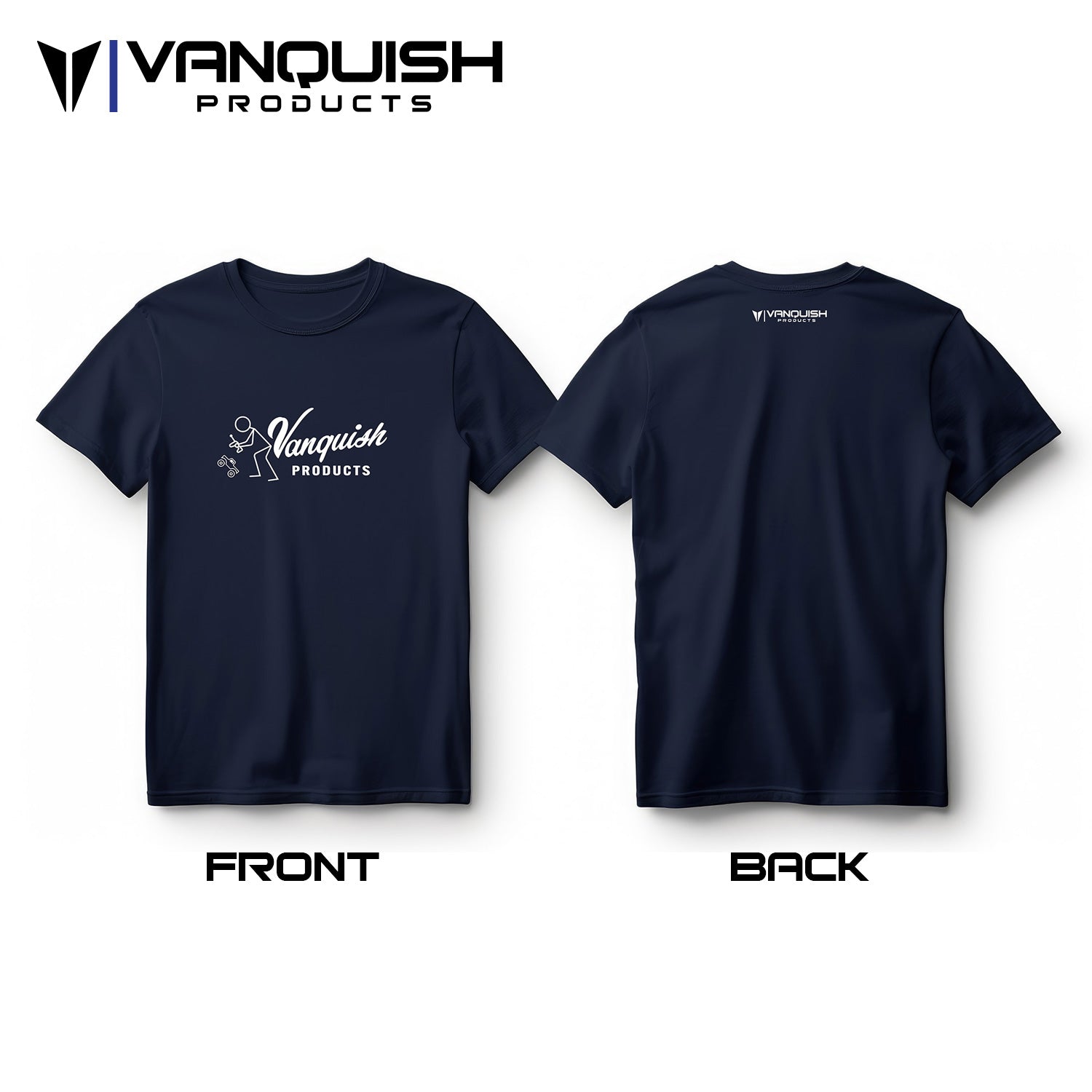 Vanquish Comp Stance - T-shirt - Navy