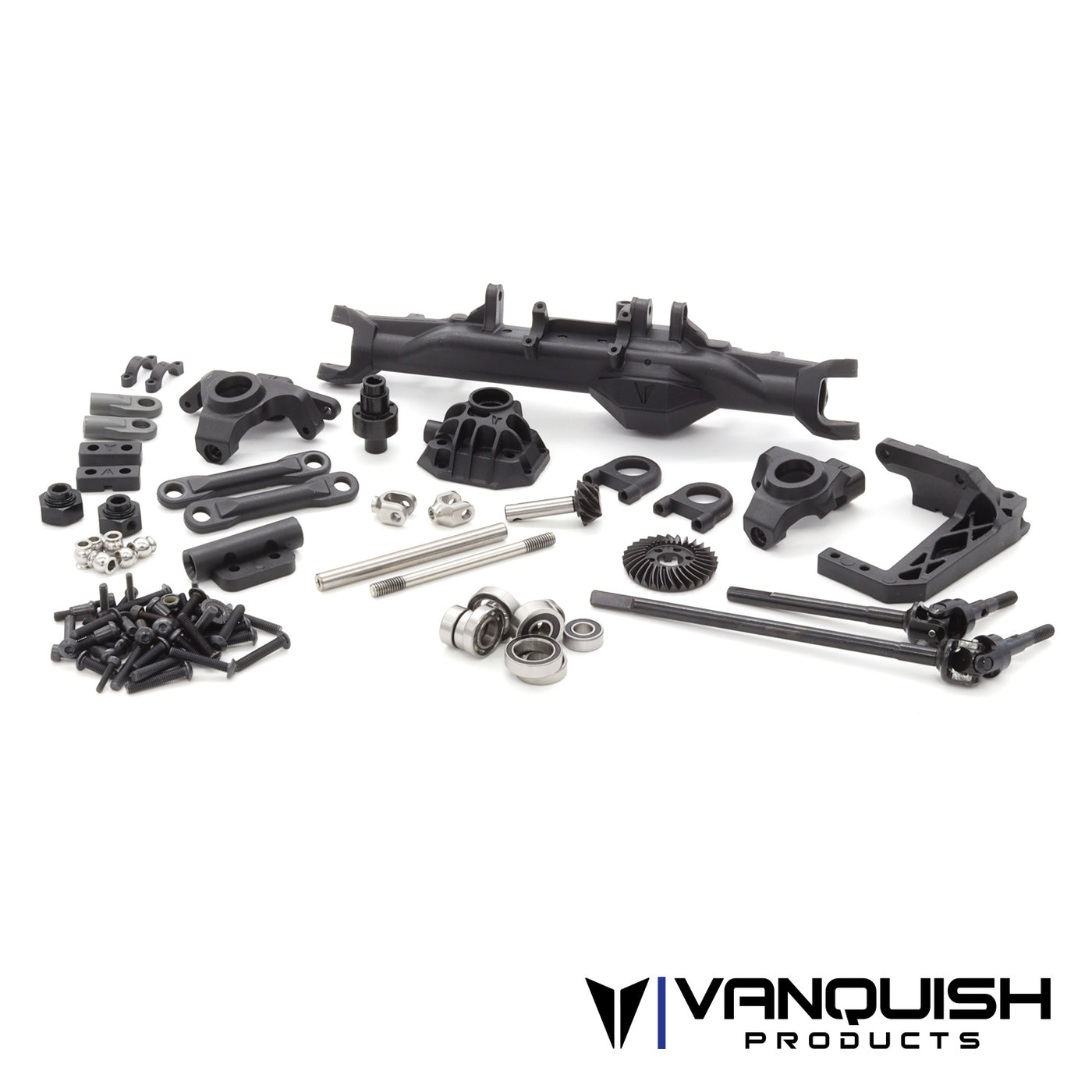 Alloggiamento Per Asse Anteriore In Alluminio Vanquish Products H10 – VPS08810 – Nero