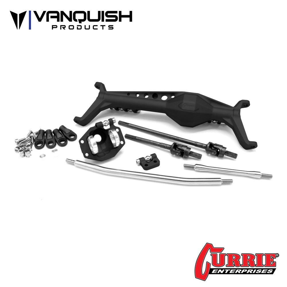 Axial Capra Currie F9 Front Axle Black Anodized – image 1