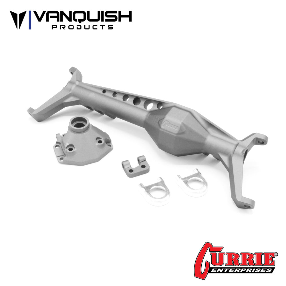 Axial Capra Currie F9 Front Axle Clear Anodized – image 3