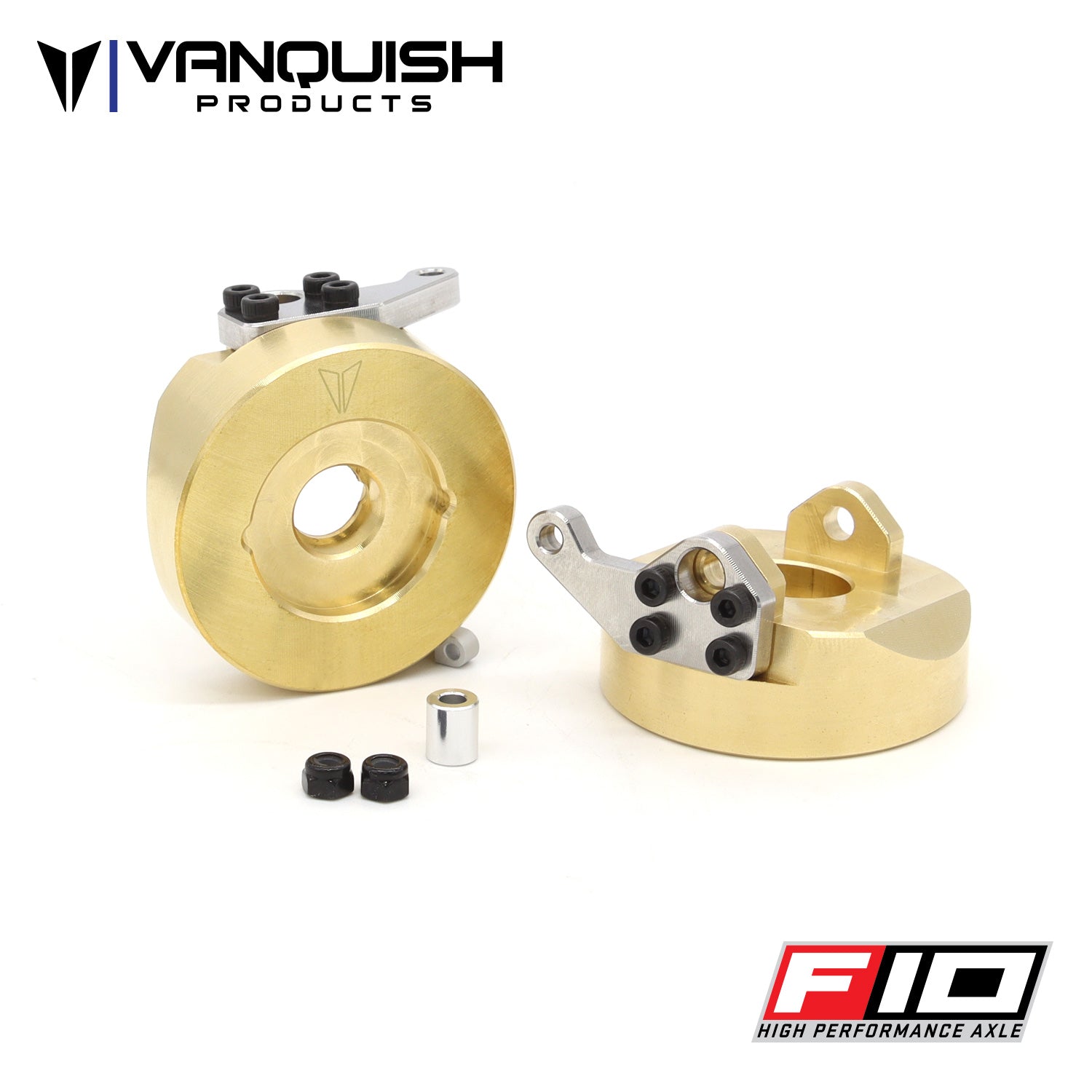 Brass F10 Straight Axle Steering Knuckles