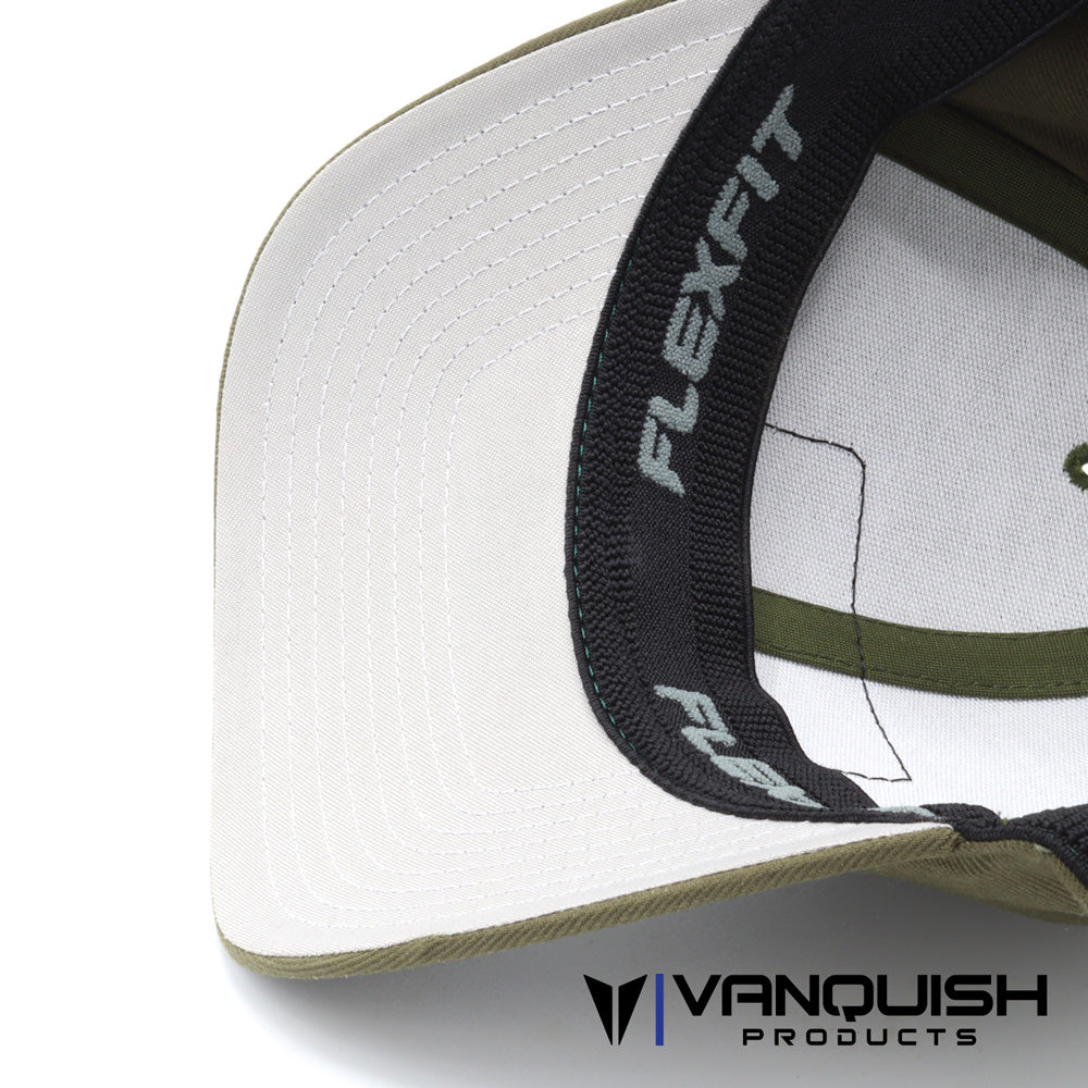 Vanquish Flextfit Hat - Patch - Olive L/XL