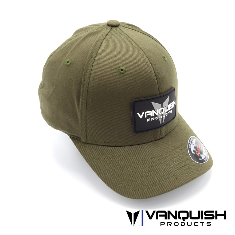 Vanquish Flextfit Hat - Patch - Olive L/XL