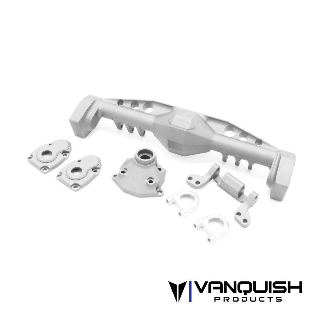 Axial SCX10-III Currie F9 Rear Axle Clear Anodized – image 1