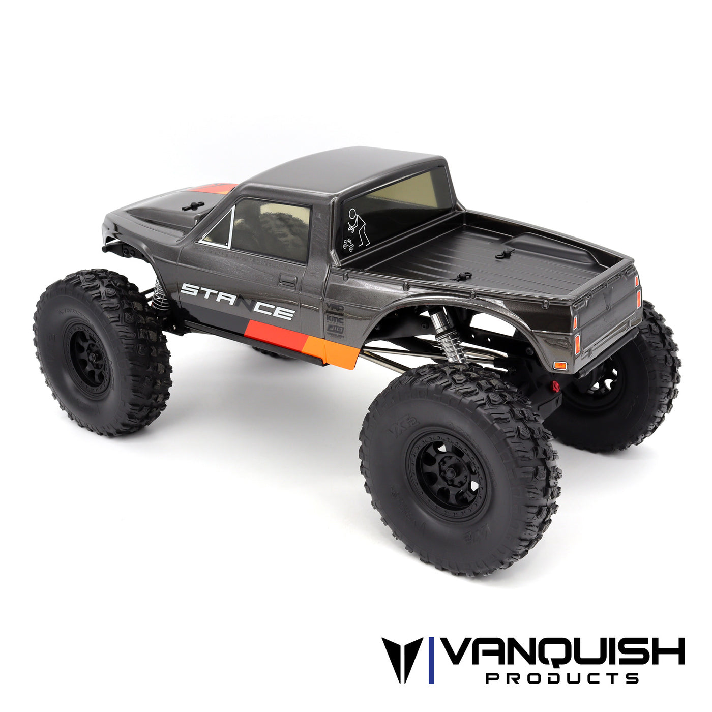 DSM Off-Road Black Sliders For Vanquish VRD & Stance (1/10 Scale, Electric) – Mini Comp Sliders