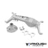 Axial SCX10-III Currie F9 Front Axle Clear Anodized
